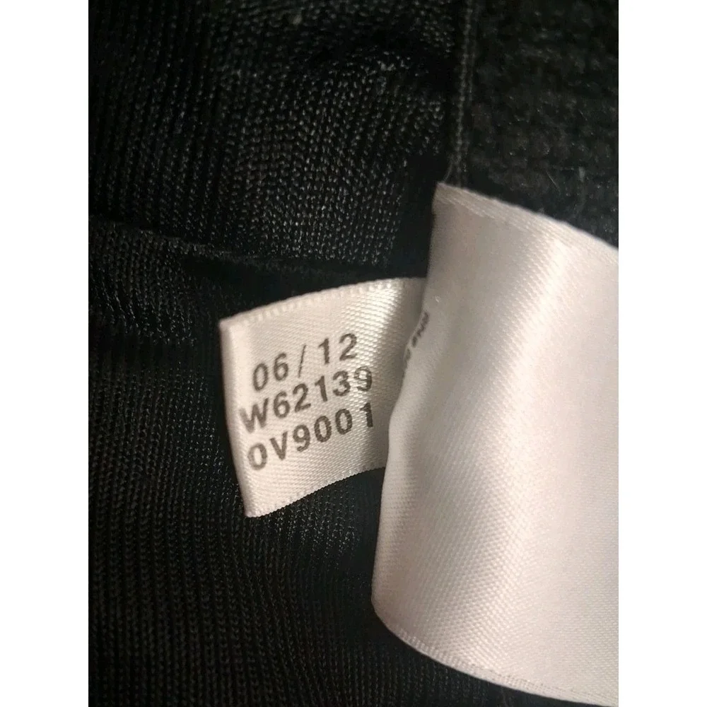 Adidas Men's Size‎ M Tricot Track Pants Black Three White Striped